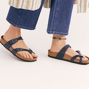 Birkenstock Mayari Birko-Flor Black Leather
